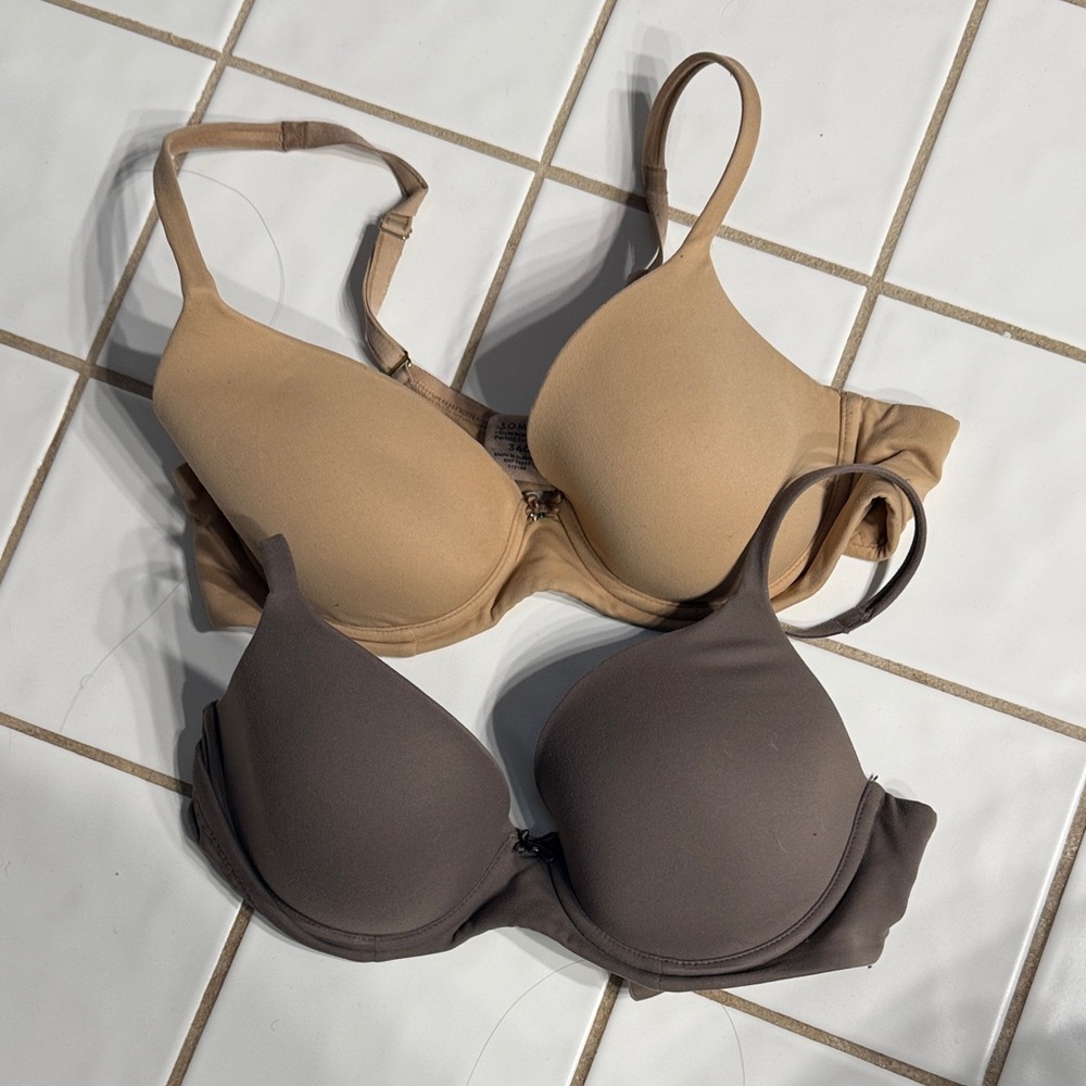Soma Tan and Brown/grey Bras